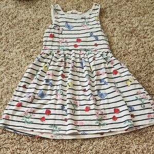 H&M Kids Dress with Stripes and Floral Print